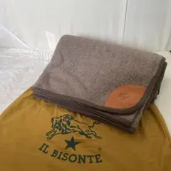 【未使用】ILBISONTEブランケット膝掛けハーフケットイルビゾンテレア商品のサムネイル