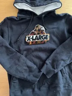 X-LARGE ブラック パーカー S エクストララージ　黒