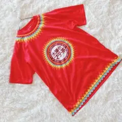 太陽のマテ茶 プリントTシャツ クルーネック 非売品