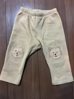 baby gap ベージュ フリースパンツ 6-12ヶ月