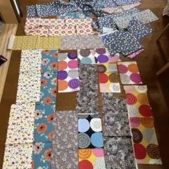 カラフルな綿麻生地セット　最終お値下げしました。