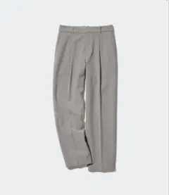 UNIQLO ユニクロ　ヒートテックタックテーパードパンツ　グレー L 暖かい