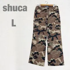 shuca /シュカ カーゴパンツ 迷彩 カモフラ アメカジ ストリート L
