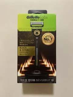 Gillette Labs Black & Gold Editionジレットラボ Gillette Labs Gold Edition Men's Razor with Built-in
