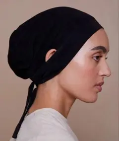 連休限定セール 新品 ブラック インナーヒジャブ レディース Black