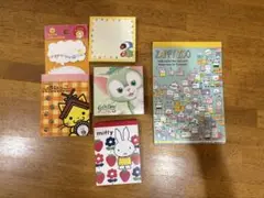 メモ帳　まとめ売り　キャラクター　ジェラトーニ　ミッフィー　平成　しまねっこ