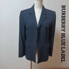 バーバリーブルーレーベル　 テーラードジャケット 3つボタン　黒