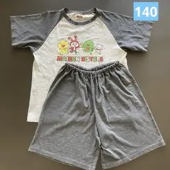 【まいぜんシスターズ】半袖半ズボンキッズパジャマ 140cm 男女