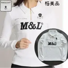 極美品　マークアンドロナ エスカレード ハーフジップ フリース ポロ　黒 極美品 マークアンドロナ エスカレード ハーフジップ フリース ポロ 黒