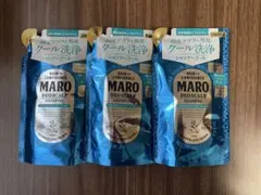 3個 MARO マーロ デオスカルプ シャンプー クール 340ml つめかえのサムネイル