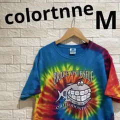 古着　BRACE YOURSELF タイダイTシャツ　 カラートーン　サイズM