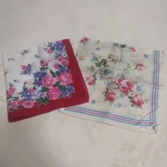 未使用Ralph Lauren 花柄ハンカチセット