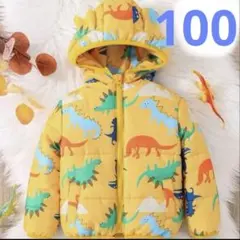 ダウン　ジャケット　恐竜　100サイズ　新品未使用