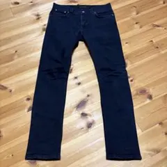 nudie jeans THIN FINN BLACK RING 31/32