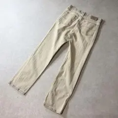 リー Lee デニム W33 L32 ベージュ ストレート ジーンズ プレミアム