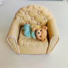 テディベア ソファ 置物 インテリア　小物入れ　ヴィンテージ
