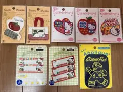 アイロン接着アップリケ ネームラベル まとめ売り サンリオなど