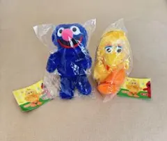 セサミストリートのぬいぐるみ ビッグバード グローバー ガチャ