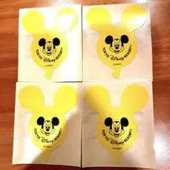 非売品　4枚　ディズニー　ミッキー　バルーン　シール　ステッカー 300円