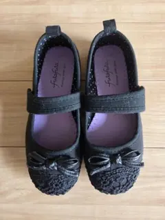 【20.0cm】ブラックリボン付きフォーマルシューズ