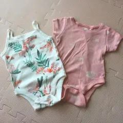 お値下げ‼︎OLD NAVY オールドネイビー ロンパース 2枚組 60サイズ