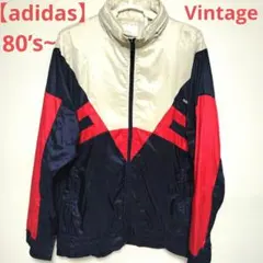 【old adidas】ナイロンジャケット サイズ6=LL~3L位