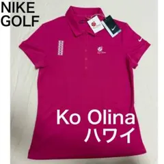 新品タグ付ハワイ限定】ナイキゴルフ コオリナ ポロシャツ てんとう虫