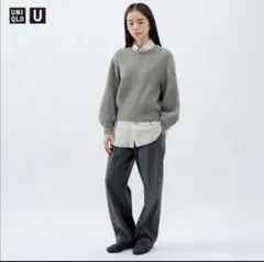 ユニクロU ブラッシュドジャージーパンツ