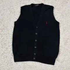 イーストボーイ EASTBOY スクールベスト 前開き ネイビー 140cm