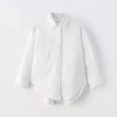 ZARA kids ザラ 長袖シャツ 白 ホワイト