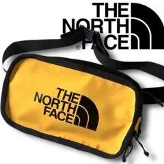 新品 ノースフェイス 2WAY ビッグロゴ ボディバッグ ショルダーバッグ 黄色