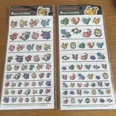 ポケモン 4サイズシール 2枚セット