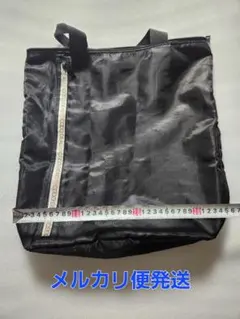 COCO DEAL ブラックナイロン トートバッグ