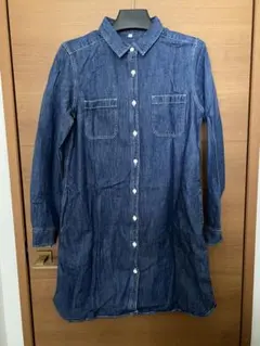 無印デニム シャツチュニック