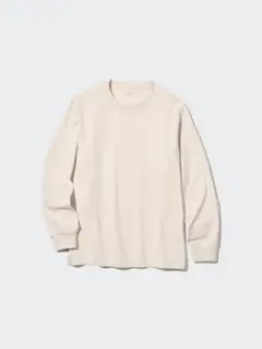 エアリズムコットンUVカットクルーネックＴ（長袖） Lサイズ