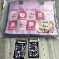 サンリオ 侍ジャパン B賞クリアトートバッグ G賞 クリアカードセット