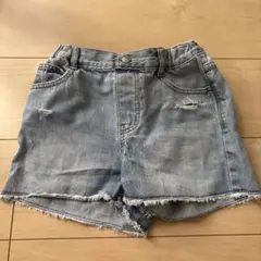 GU デニムショートパンツ ライトブルー