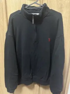 U.S. POLO ASSN. ポロ ハーフジップ ブラック ユニセックス