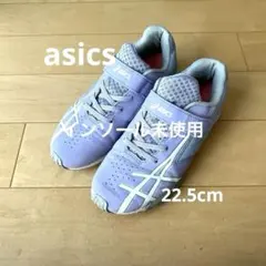 asics スニーカー 22.5cm ベルクロ 女の子 インソール未使用