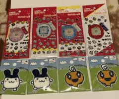 たまごっち ワッペンシール4枚、キラキラシール2 を4枚