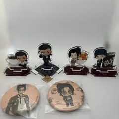 名探偵コナンカフェ　アクリルスタンド　ゼガラッキーくじ缶バッチ　大和　上原　赤井