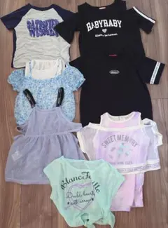 【美品・130cm】女の子 夏服 トップス まとめ売り 7点セット ラビラビ他