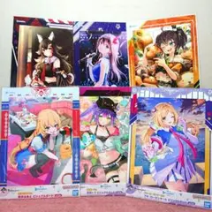 ホロライブ 一番くじ ビジュアルボード（そら、まつり、アキ、はあと、ミオ、トワ）