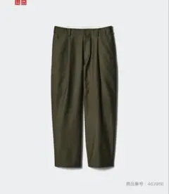 ユニクロ×JWANDERSON タックワイドパンツ オリーブ サイズ88