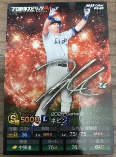 カルビー プロ野球チップス プロスピA ネビン 西武ライオンズ