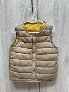 モンベル　キッズ　中綿　リバーシブルベスト