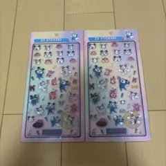 カラオケ館 3Dステッカー 2枚セット
