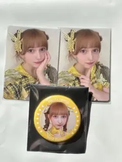 FRUITS ZIPPER 早瀬ノエル　缶バッチ　カード