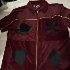 FUC（ファック アップクローズ）　カードシャツ　M　ボルドー