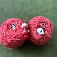 SKI YARN ピンクの毛糸　スキー坊やのサムネイル